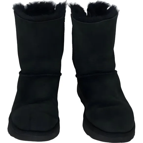 UGG Bailey Bow II Velvet Ribbon Sheepskin Boots 7