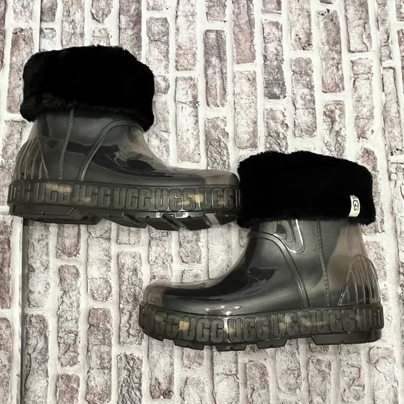 UGG Boots Drizlita Waterproof Ankle Clear Rain Snow‎ NWT Women’s