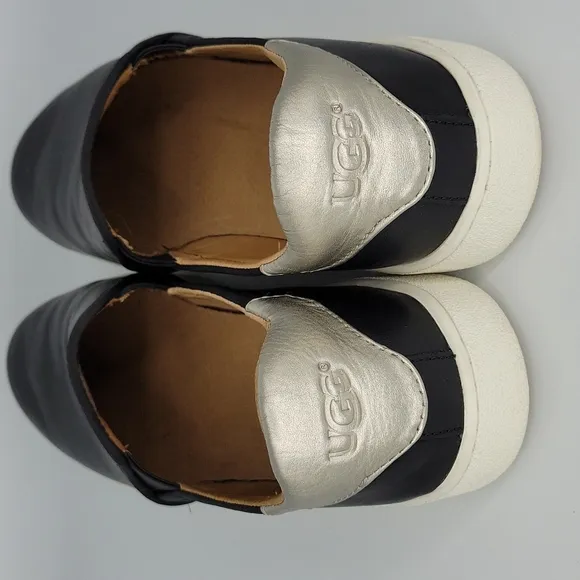 Ugg Cas Double Gore Black Slip On Sneakers 11