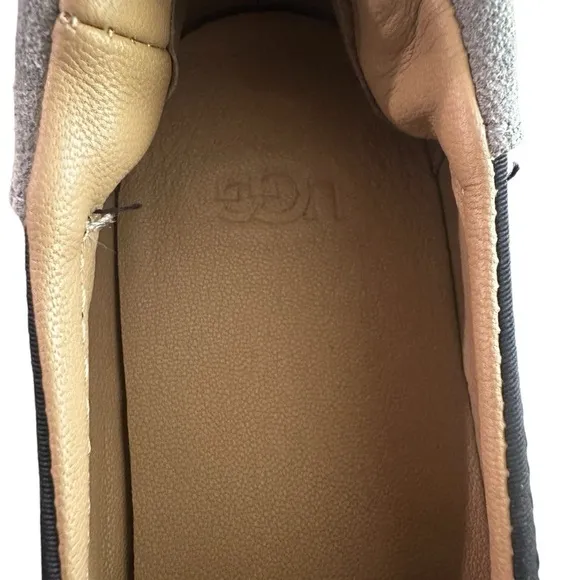 UGG Cas Slip-On Sneakers - Womens Size 8.5 - Black and Gray