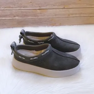UGG Classic Boom Slip On Charcoal Sneakers