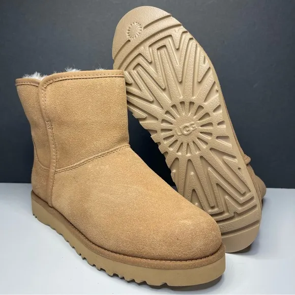 UGG Cory II Bootie 1125792 &quot;Chestnut&quot; Leather Tan Winter Boots Womens Sz 5