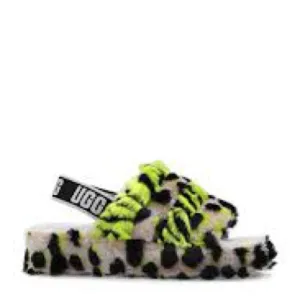 UGG Fluff Yeah Animalia Slipper Shoes Size 8
