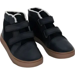 Ugg Kids Rennon Leather Boots Black Size 3 - Fast Shipping