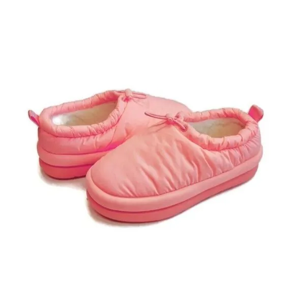 UGG Maxi Clog Sheepskin Puffer Platform Shoes Womens Size 11 Slippers Sweetheart