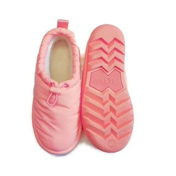UGG Maxi Clog Sheepskin Puffer Platform Shoes Womens Size 11 Slippers Sweetheart