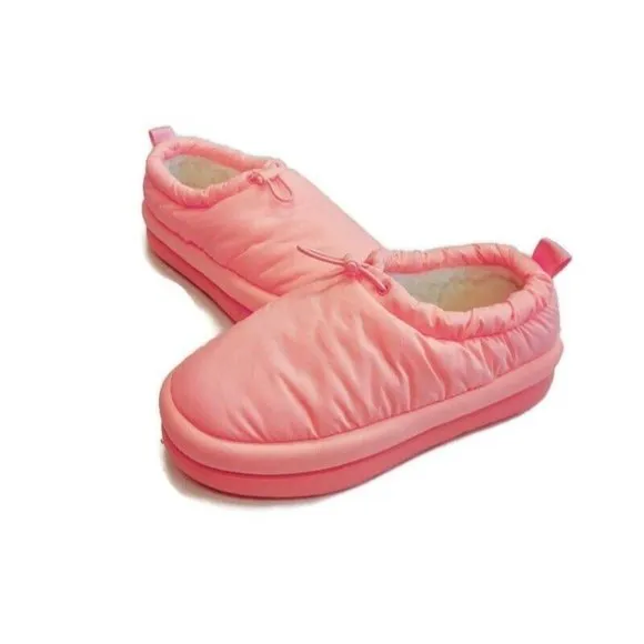 UGG Maxi Clog Sheepskin Puffer Platform Shoes Womens Size 11 Slippers Sweetheart