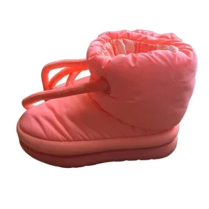 UGG Maxi Mini Slip on Puff Sweetheart Boots in coral | size 7 | NWOT