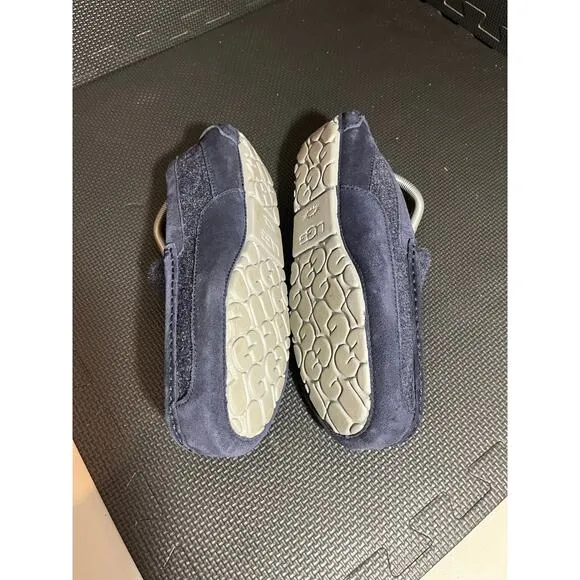 UGG Men's Ascot Wool Slippers Dark Sapphire Blue 1103890 House‎ Shoes 9