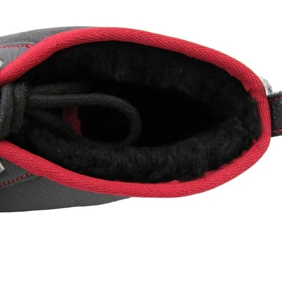 UGG Neumel Leather Men's Chukka Boots in Black &amp; Red SZ 10