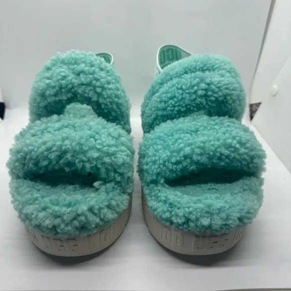 UGG OH FLUFFITA Sheepskin Slipper Slide Sandals 1120876  Size 8
