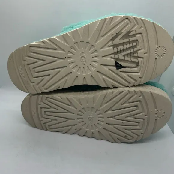 UGG OH FLUFFITA Sheepskin Slipper Slide Sandals 1120876  Size 8