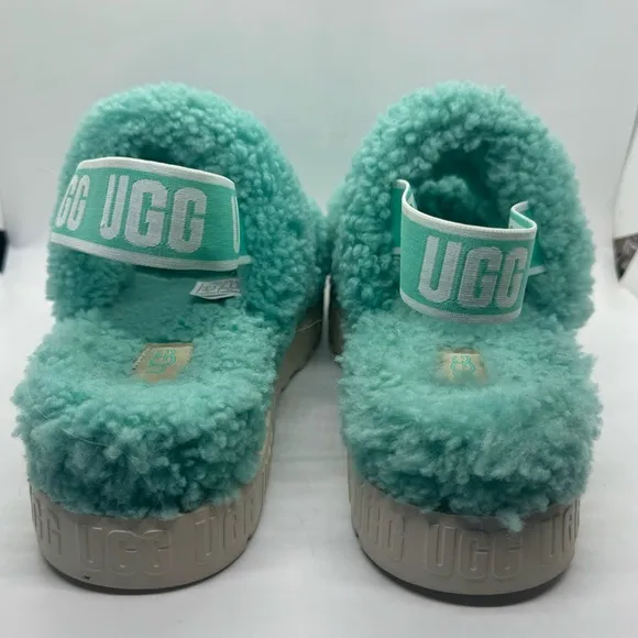 UGG OH FLUFFITA Sheepskin Slipper Slide Sandals 1120876  Size 8