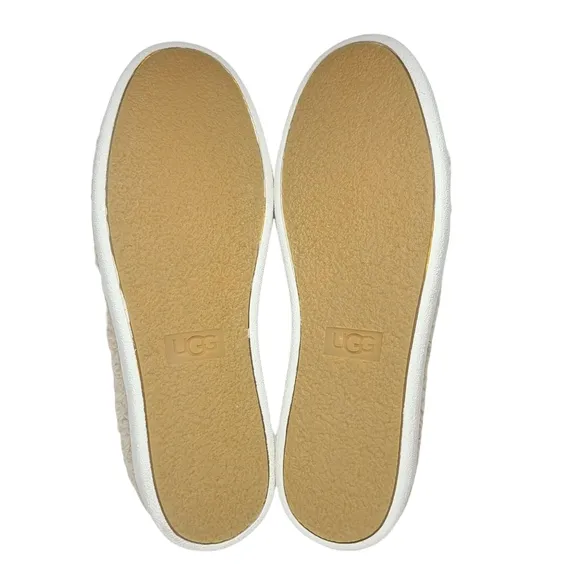 UGG Ricci Faux Sheepskin Fur Slip On Sneakers 1019659 Size 10 NWOB
