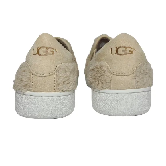 UGG Ricci Faux Sheepskin Fur Slip On Sneakers 1019659 Size 10 NWOB