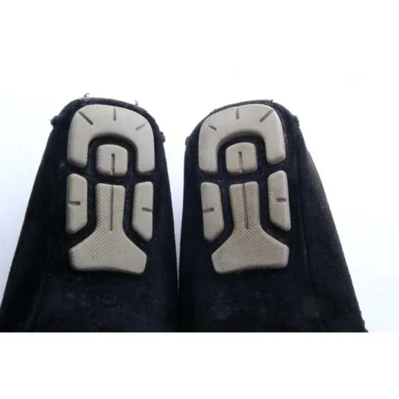 ugg roni slippers shoes moccasins blue sherpa womens sz 7