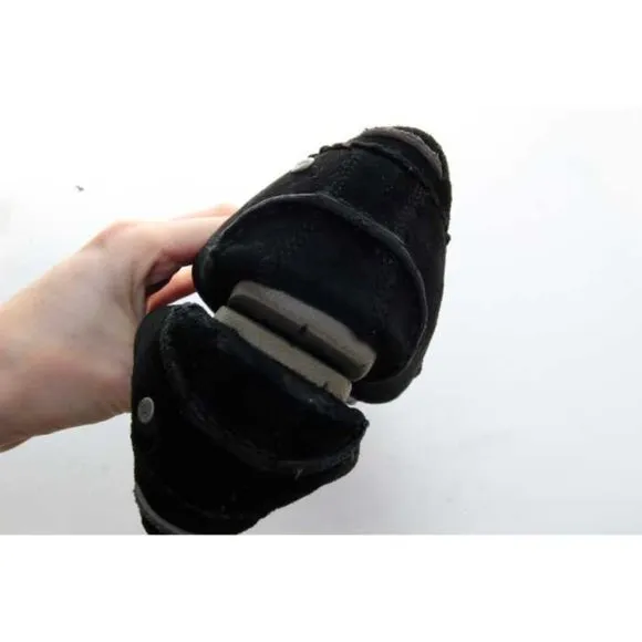ugg roni slippers shoes moccasins blue sherpa womens sz 7