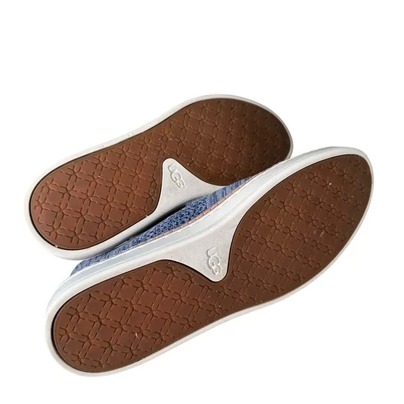 Ugg | Sammy Slip On Blue Leather Details Sneakers Size 8.5