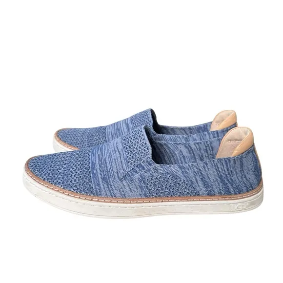 Ugg | Sammy Slip On Blue Leather Details Sneakers Size 8.5