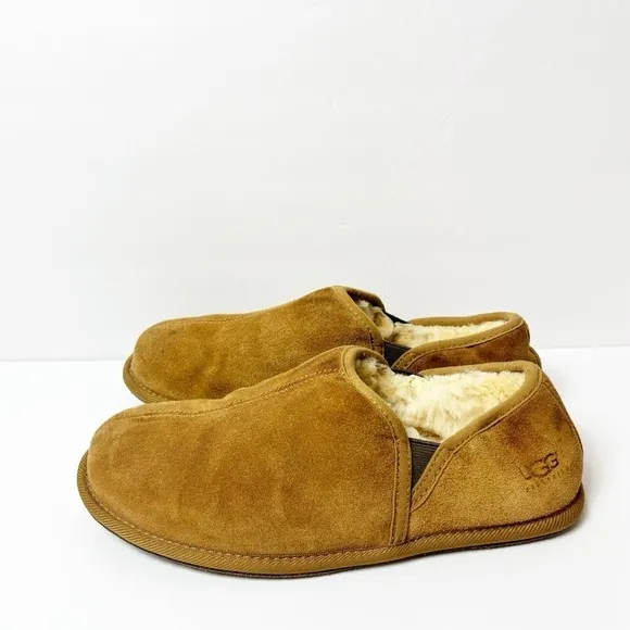 UGG SCUFF ROMEO CHESTNUT MEN SLIP ON SLIPPERS SHOES SIZE USA 10