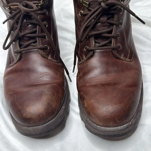 Ugg Stenton Chestnut Shearling Boots. Size 9.