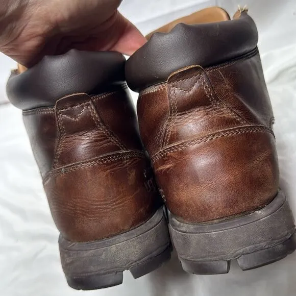 Ugg Stenton Chestnut Shearling Boots. Size 9.