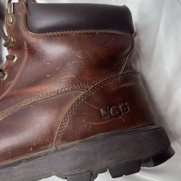 Ugg Stenton Chestnut Shearling Boots. Size 9.