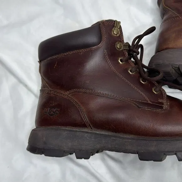 Ugg Stenton Chestnut Shearling Boots. Size 9.