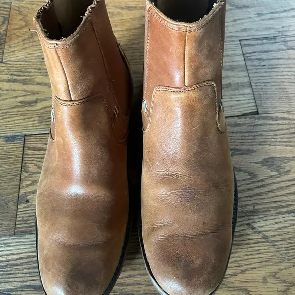UGG Stevenson Men’s Leather Ankle Slip On Boots size 10
