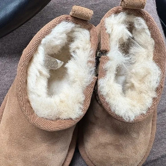UGG Tan Boots with Durable Rubber Soles
