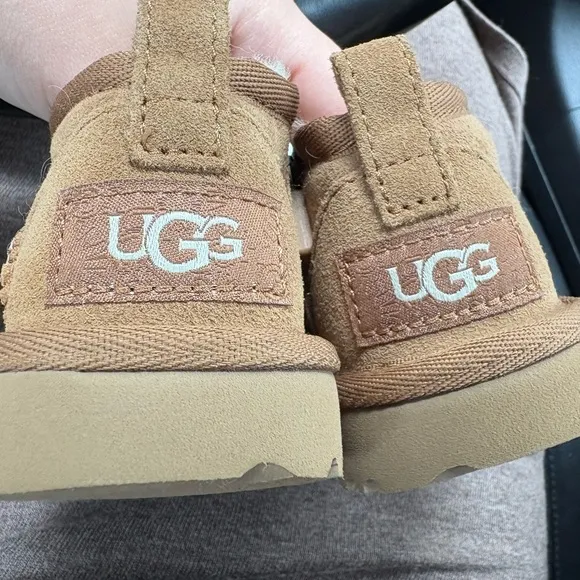 UGG Tan Boots with Durable Rubber Soles