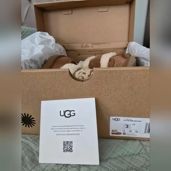 UGG Tan Suede Boots with Plush Lining