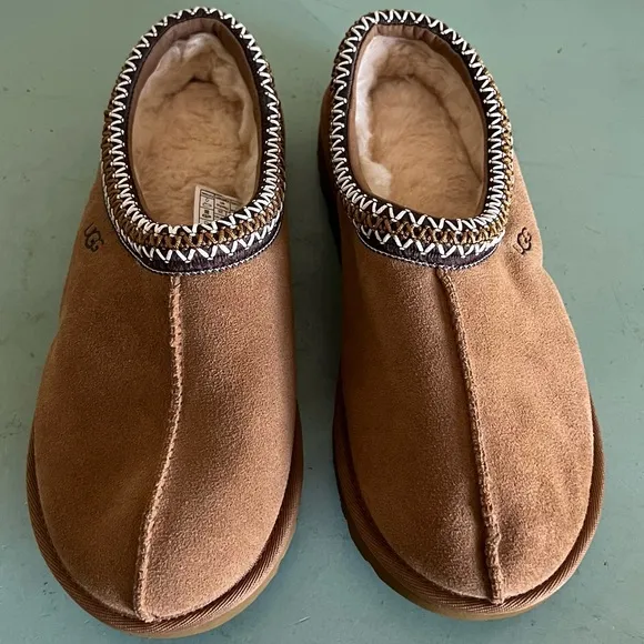Ugg Tasman Braided Detail Shearling Slippers Shoes Size 9 US 8