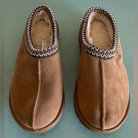 Ugg Tasman Braided Detail Shearling Slippers Shoes Size 9 US 8