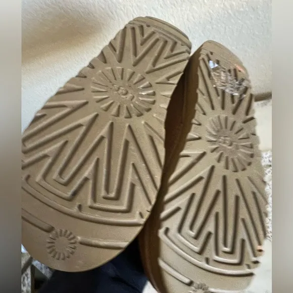 Ugg Tasman Chestnut Brown Suede Slippers Shoes 10