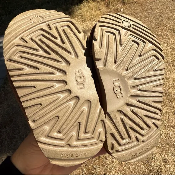 UGG Tasman II Brown‎ Suede Slip-On Clog Mules Slippers Toddler Shoes Size 6