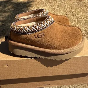 UGG Tasman II Brown‎ Suede Slip-On Clog Mules Slippers Toddler Shoes Size 6