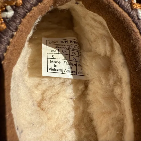 UGG Tasman II Brown‎ Suede Slip-On Clog Mules Slippers Toddler Shoes Size 6