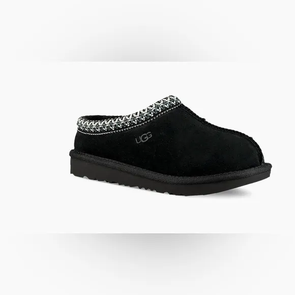 UGG Tasman II Toddler and preschool Kids Black Slippers Shoes New in box