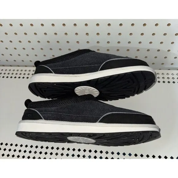 UGG Tasman IOE Mens Suede Slip On Clog Slippers Size 9 Black 1155197