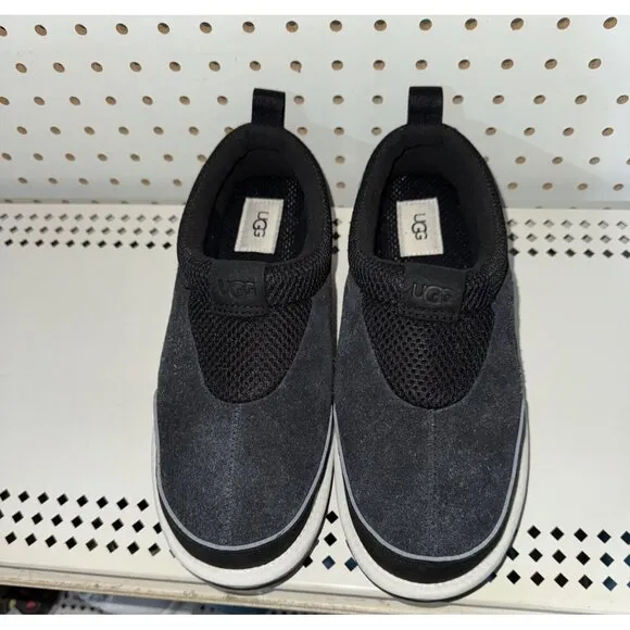 UGG Tasman IOE Mens Suede Slip On Clog Slippers Size 9 Black 1155197