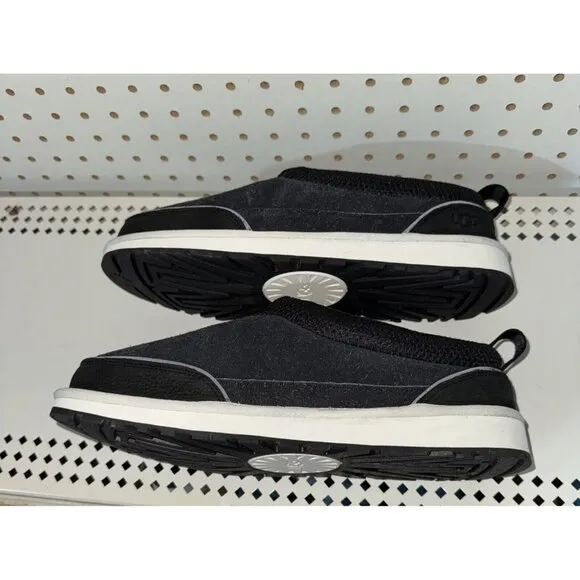 UGG Tasman IOE Mens Suede Slip On Clog Slippers Size 9 Black 1155197