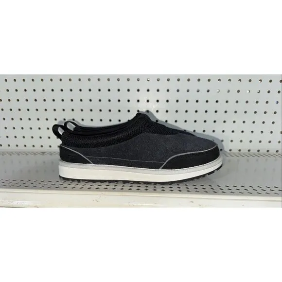 UGG Tasman IOE Mens Suede Slip On Clog Slippers Size 9 Black 1155197