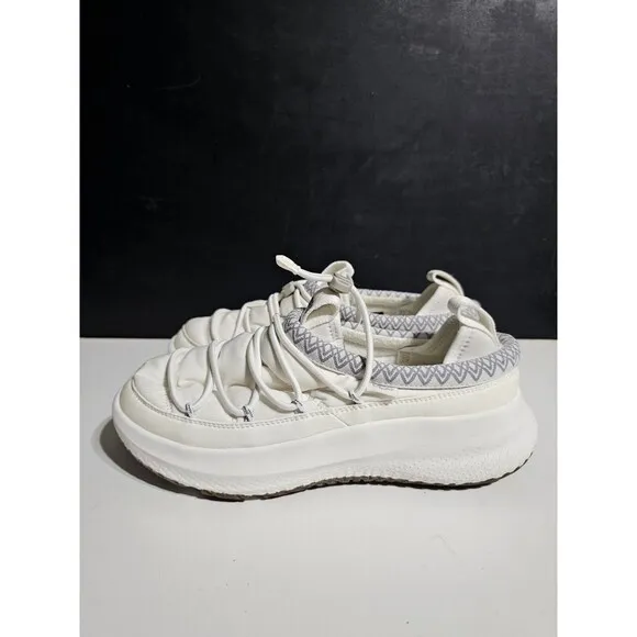 UGG Tasman Slipper Sneaker Hybrid White Cream 1136594 Classic Slip On Men's 10.5