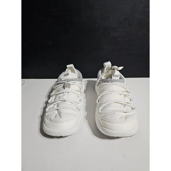 UGG Tasman Slipper Sneaker Hybrid White Cream 1136594 Classic Slip On Men's 10.5