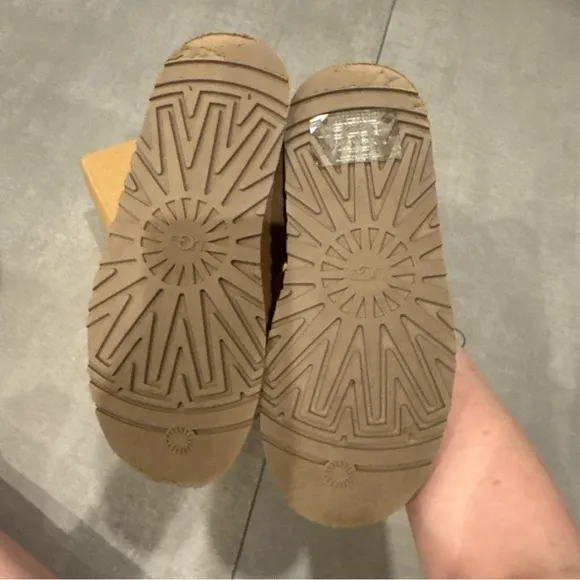 UGG Tazz Chestnut Platform womens shoes 1122553 Slippers Suede W 8