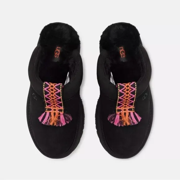 UGG Tazzle Kids (GS) Slippers In Black 1153053K