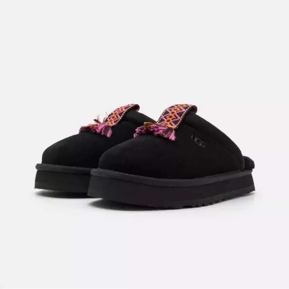 UGG Tazzle Kids (GS) Slippers In Black 1153053K