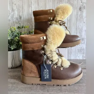UGG Viki Waterproof Leather Boots Size 6