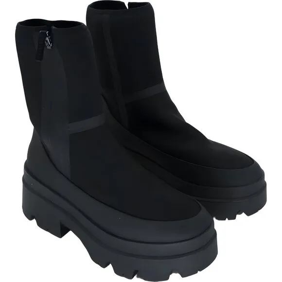 UGG Women's Brisbane Mid Boot, Black - Stylish and Durable Size 10